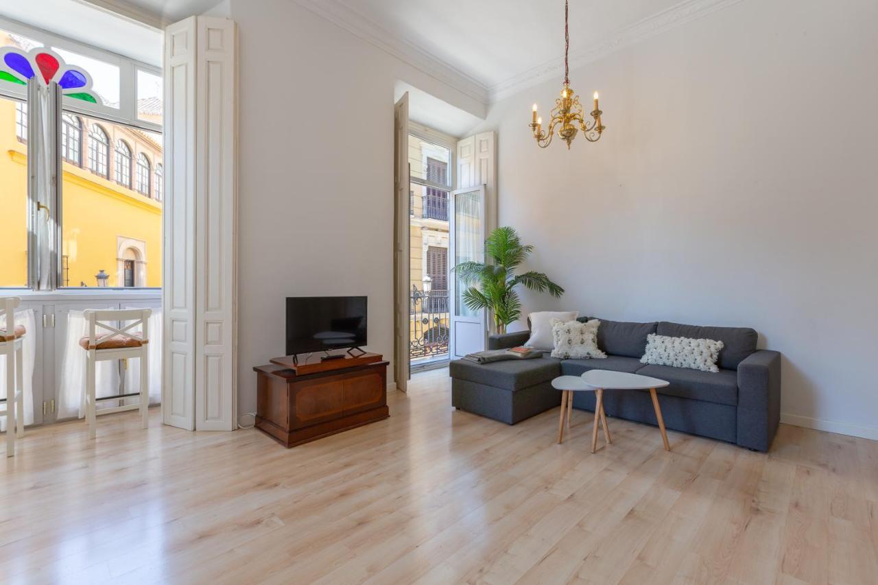 Luminoso Apartamento De Dos Habitaciones Con Vistas A Las Catedral Malaga Ngoại thất bức ảnh